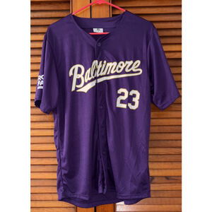 Baltimore Orioles #23 2023 SGA Ravens-Themed Jersey Mens Medium M